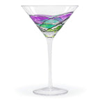 Stained Glass-Inspired Martini Glass