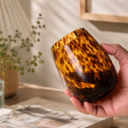 Tortoiseshell Stemless Wine Glass