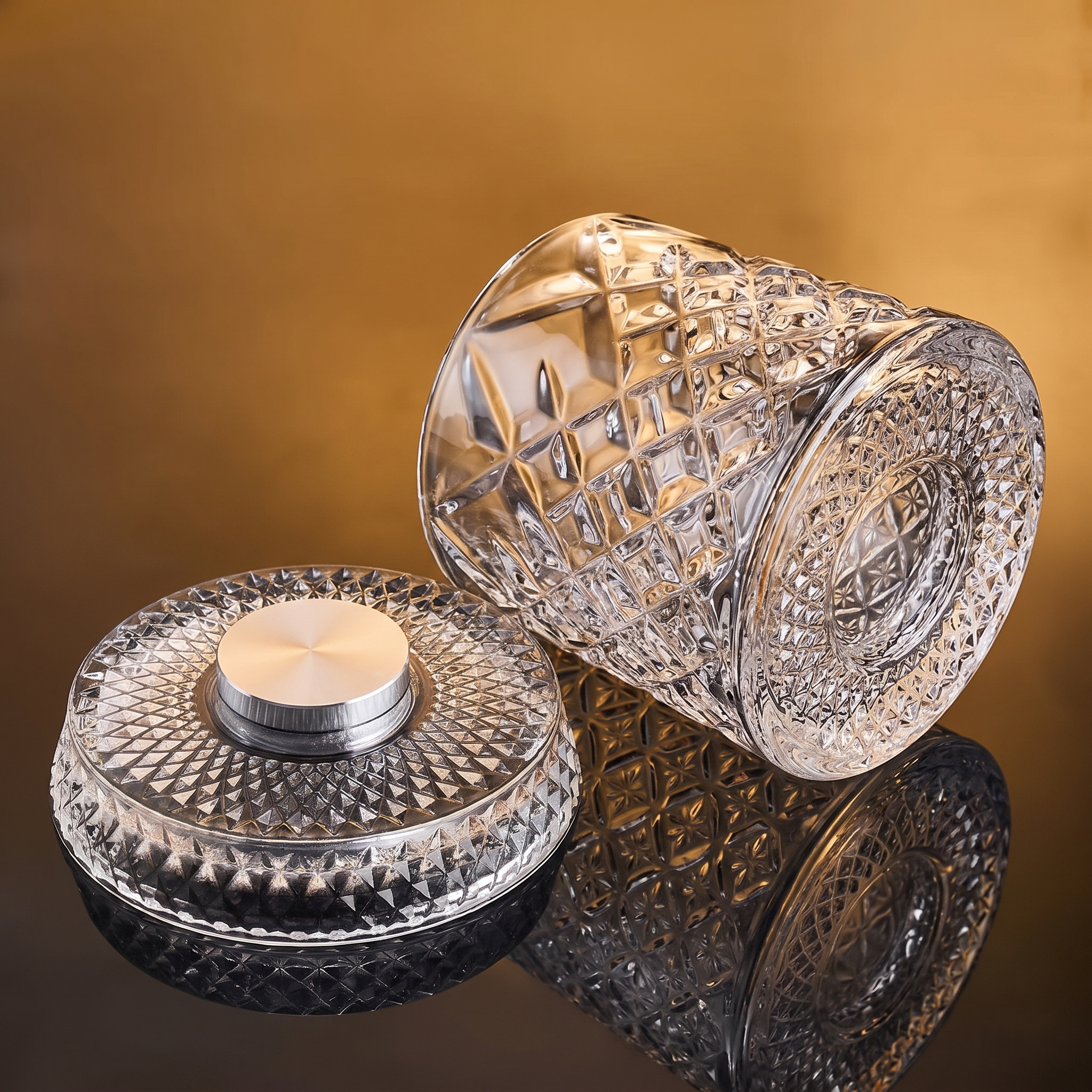 Spinning Whiskey Glass