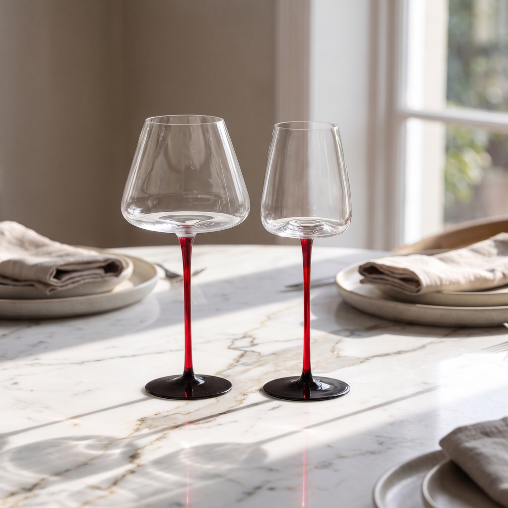 Ruby Bordeaux Glass