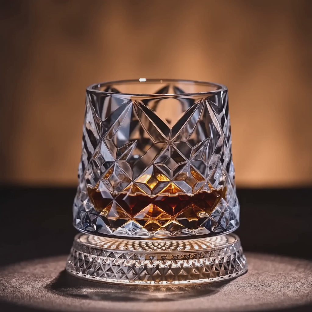 Spinning Whiskey Glass